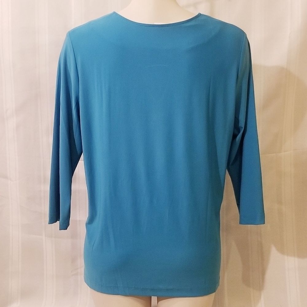 Turquoise Salon Studio Tunic - Picture 3 of 4